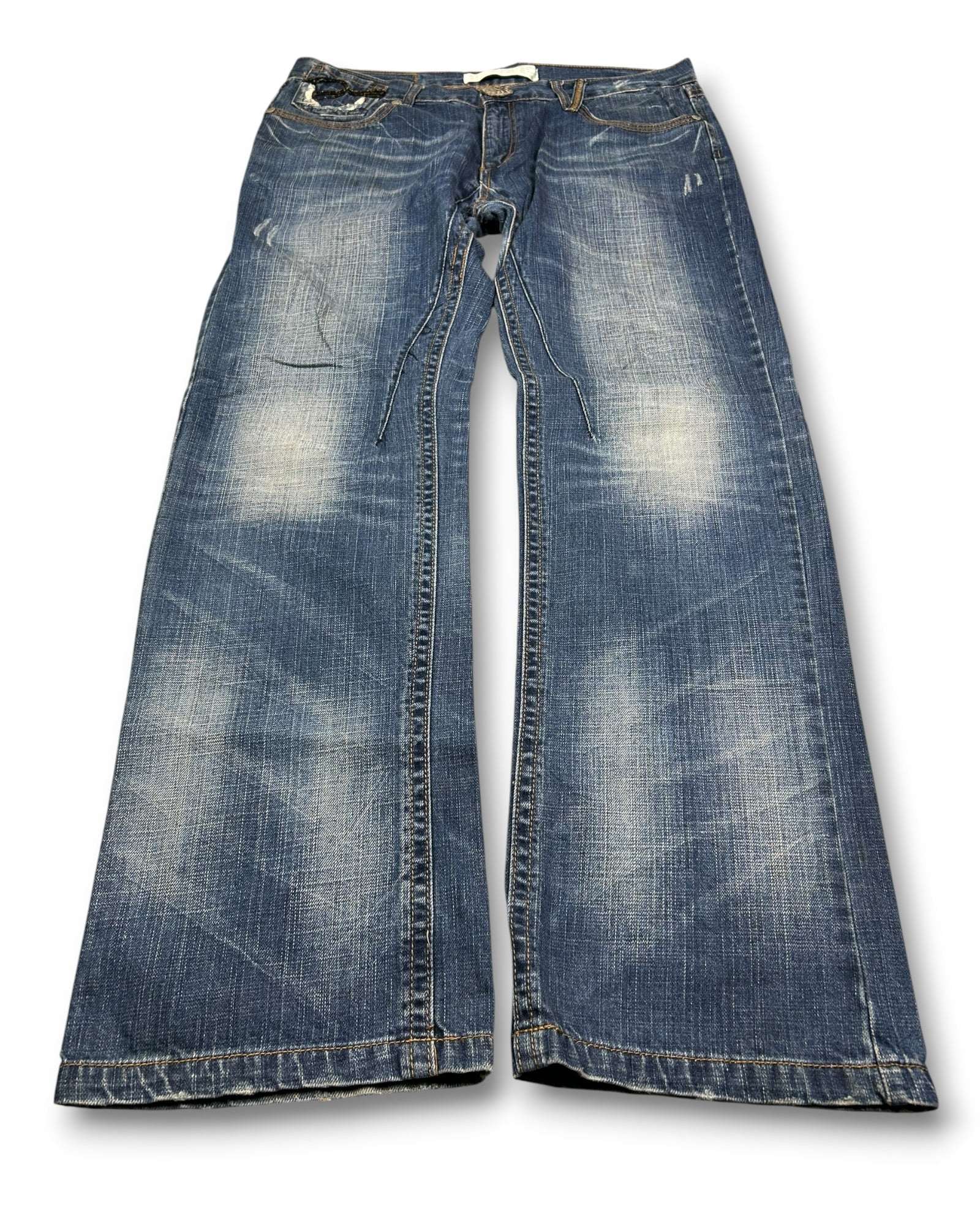 2000's Solberry Baggy Japanese Archive Jeans *very rare 36x32 (XL)