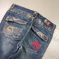 2000's Big Train Japanese Straight Jeans *rare 34x32 (L)