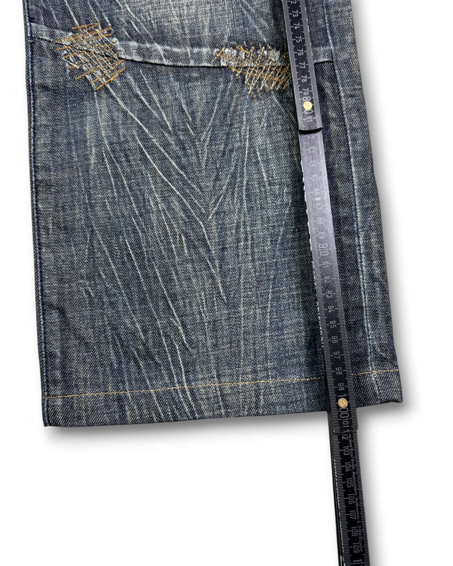 2000's Big Train Japanese Baggy Jeans *very rare 34x30 (L)