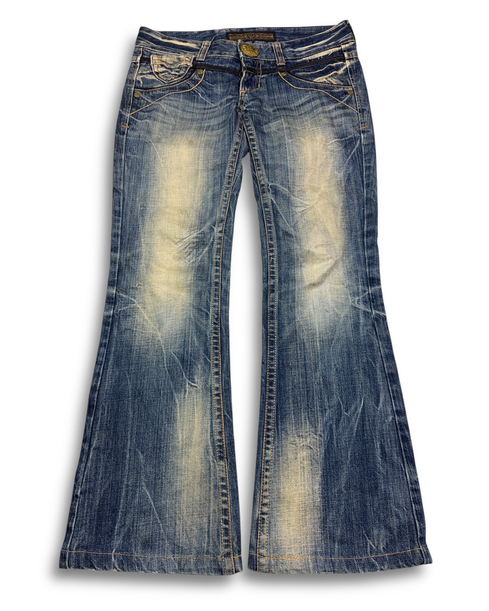 2000's Studio R.P. Low Waist/Bootcut Japanese Archive Jeans Women's *very rare 32x28 (M)