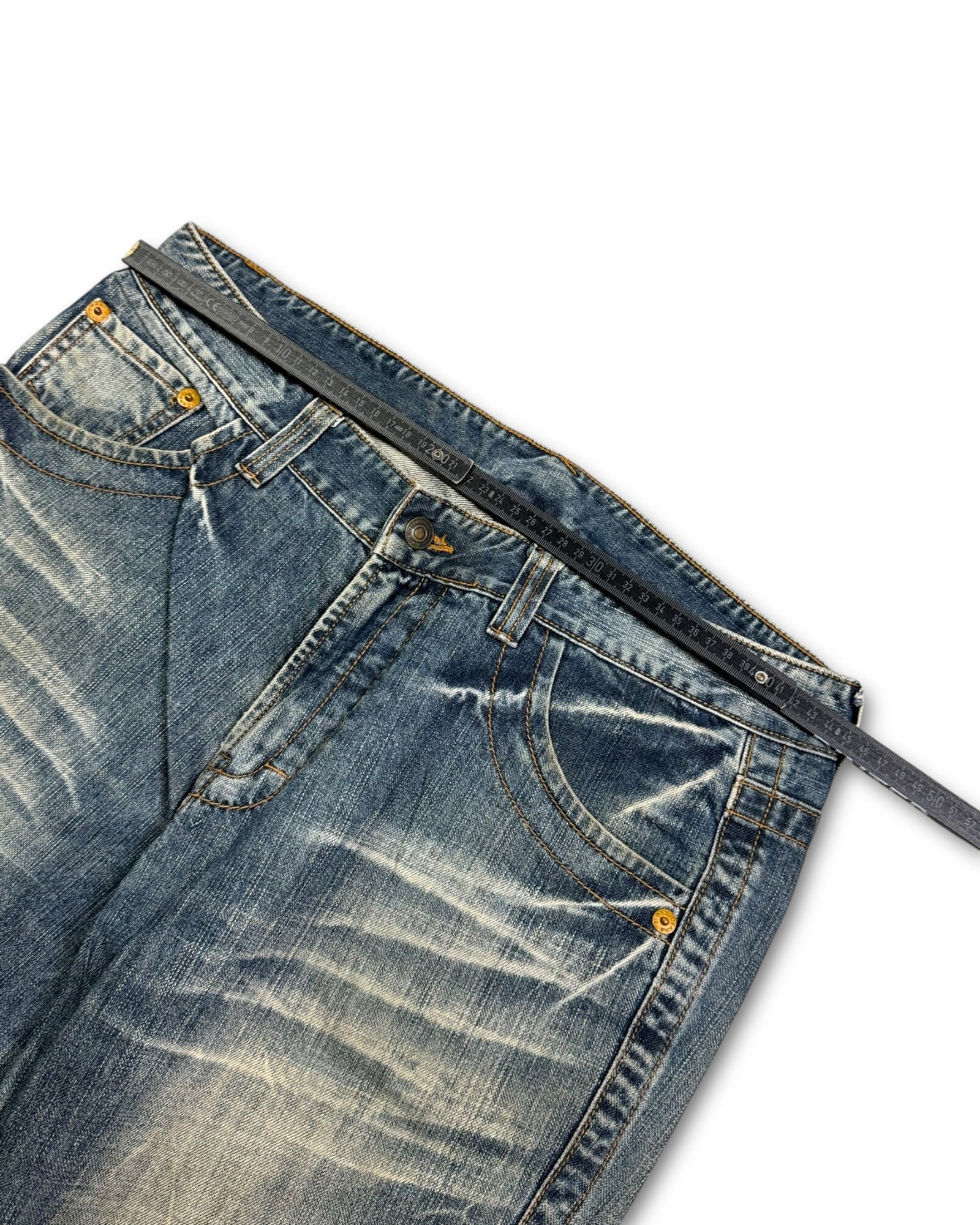 2000's Big Group Japanese Archive Baggy Jeans *very rare 34x32 (L)