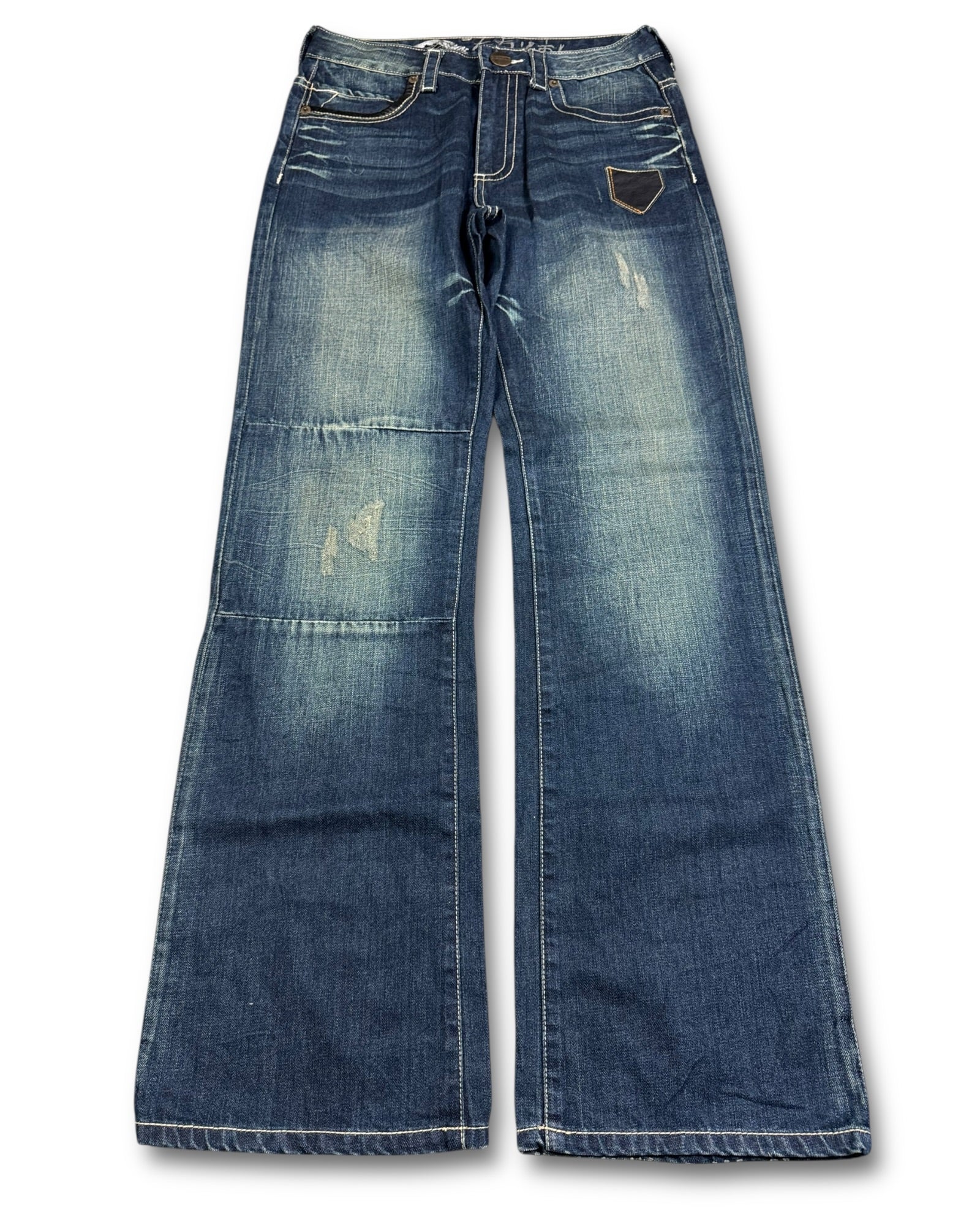 2000's Big Train Straight/Baggy Japanese Jeans *very rare 30x34 (M)