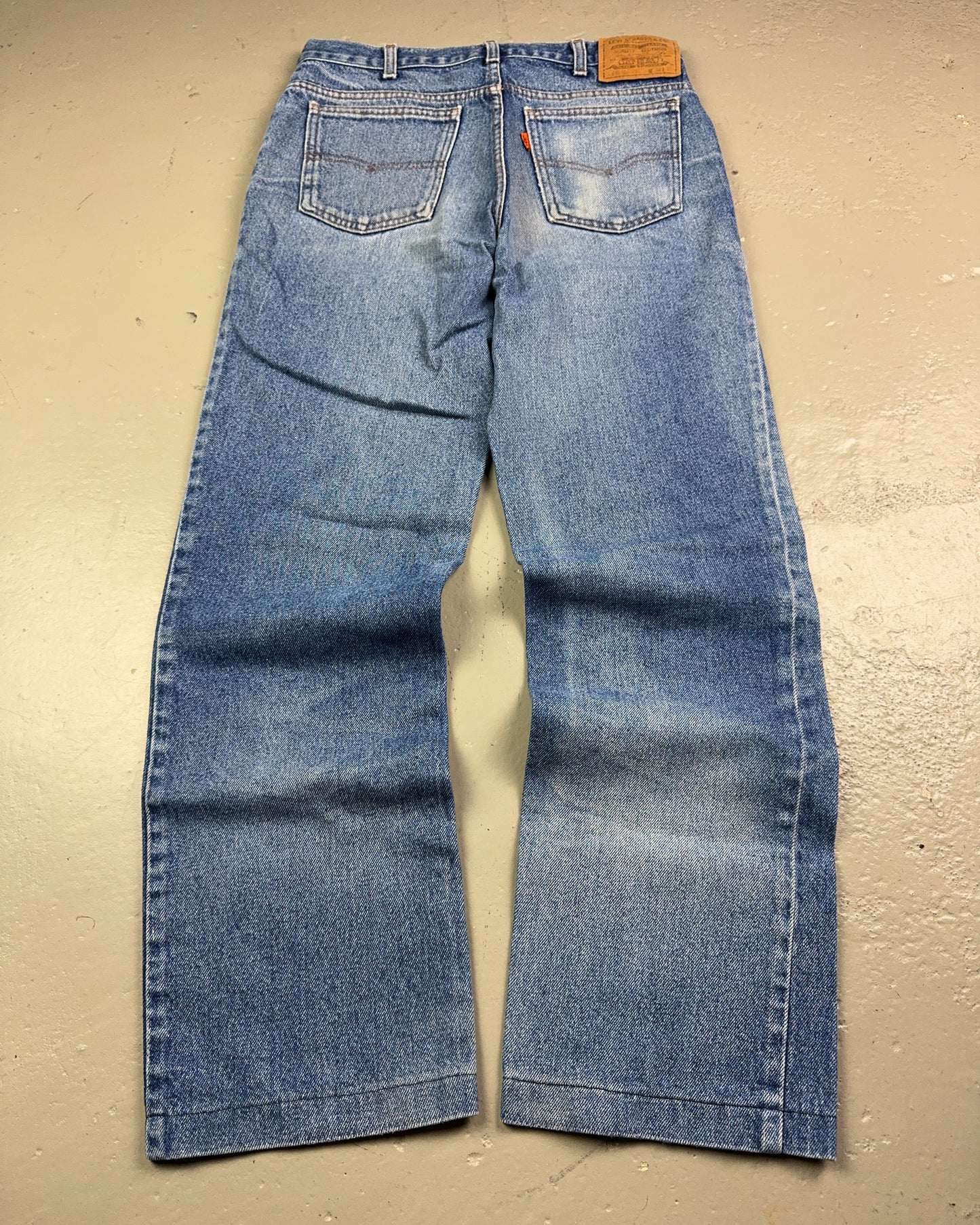1980's Levi's Orange Tab Straight/Baggy Jeans *very rare 30x30 (M)