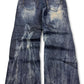 2000's Bsj Blue Subject Baggy Japanese Jeans *very rare 38x30 (XXL)