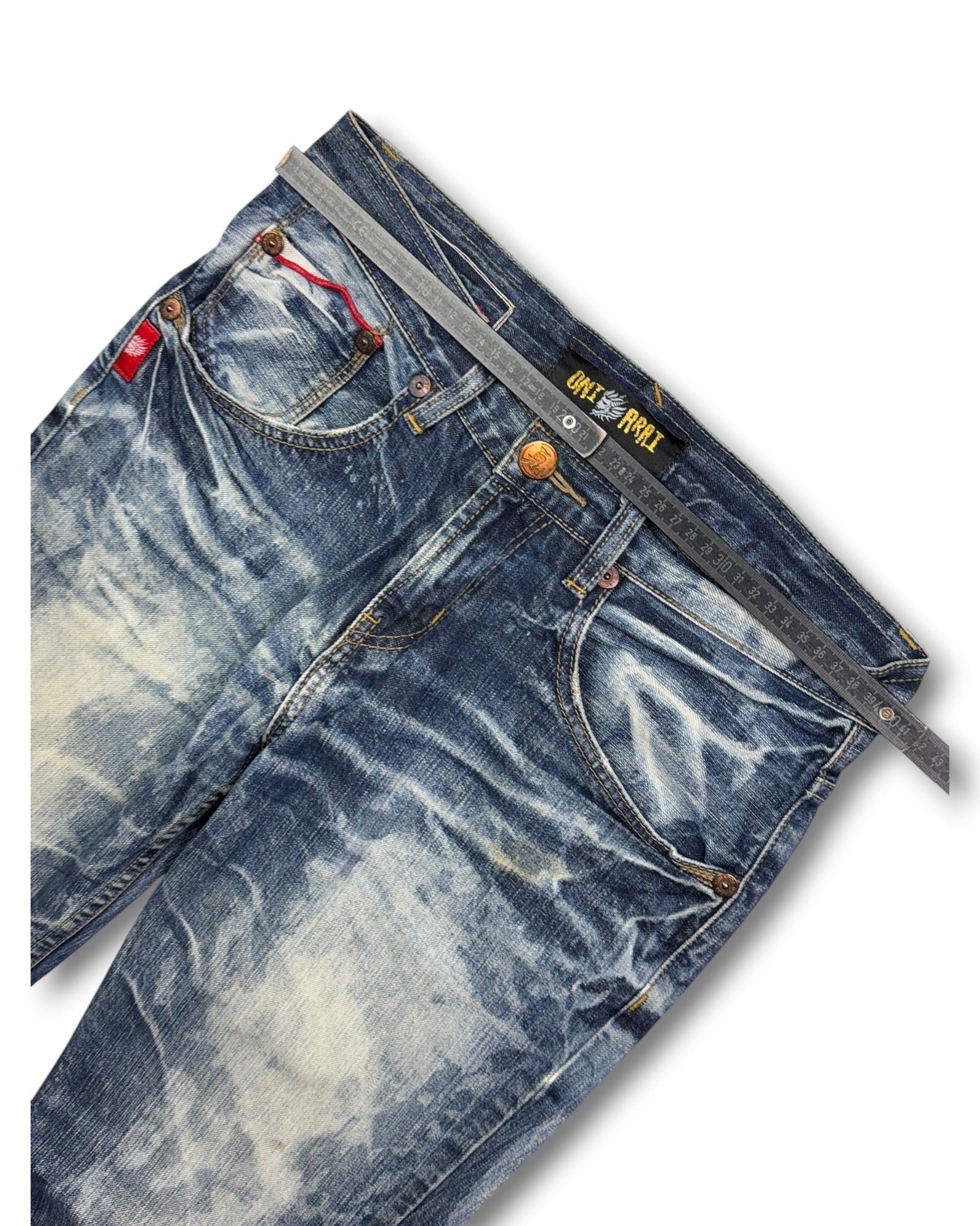 2000's Oniarai Japanese Straight Archive Jeans *very rare 30x30 (M)