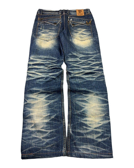 2000's Oniarari Japanese Straight Jeans *rare 31x30 (M)