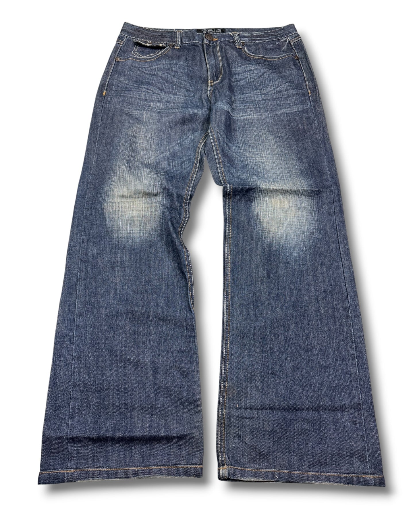 2000's Get Used Baggy Hip Hop Jeans *rare 36x30 (XL)