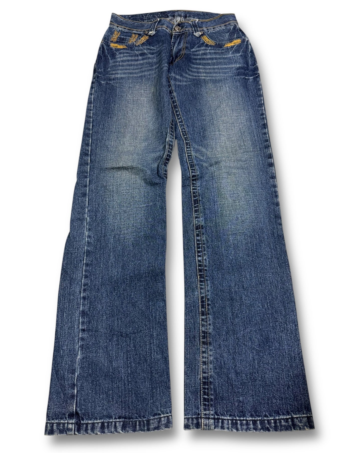2000's Japanese Style Straight Jeans *rare 30x32 (M)