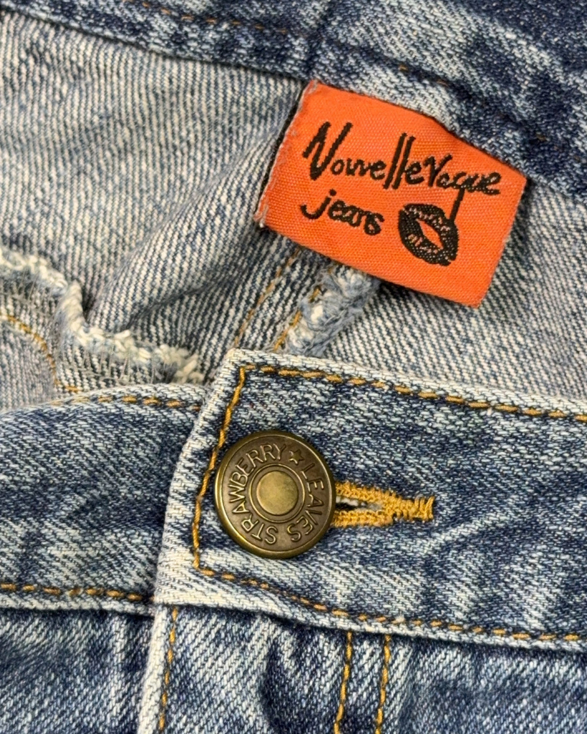 2000's Vovelle Vogue Japanese Archive Baggy/Bootcut Jeans *very rare 36x32 (XL)