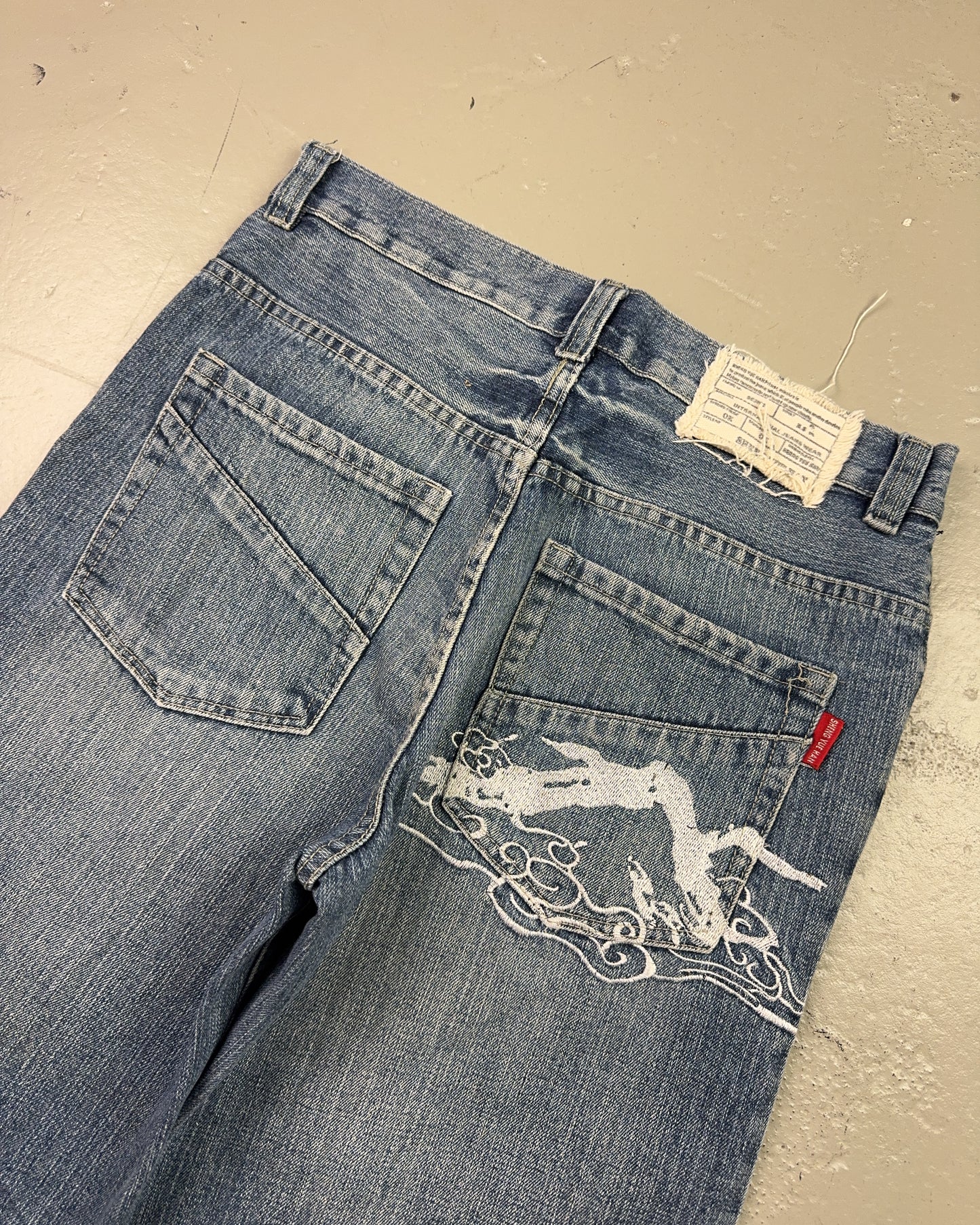 2000's Japanese Straight/Baggy Jeans * 30x34 (M)
