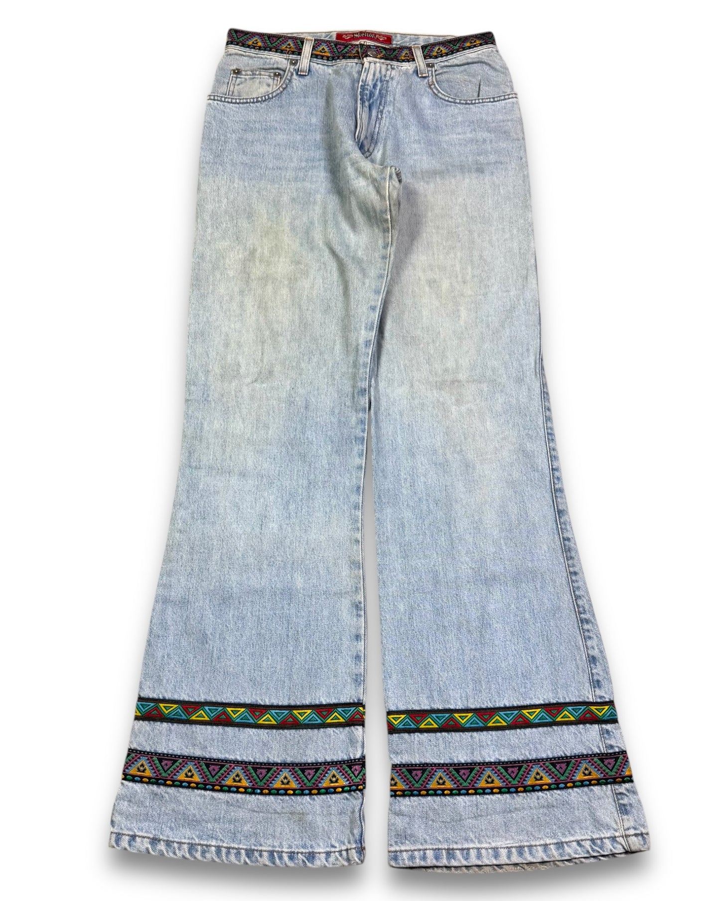 1990's Skelton Flared Jeans Women's * 30x32 (M)