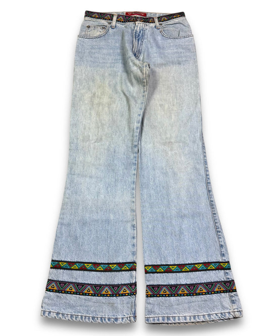 1990's Skelton Flared Jeans Women's * 30x32 (M)