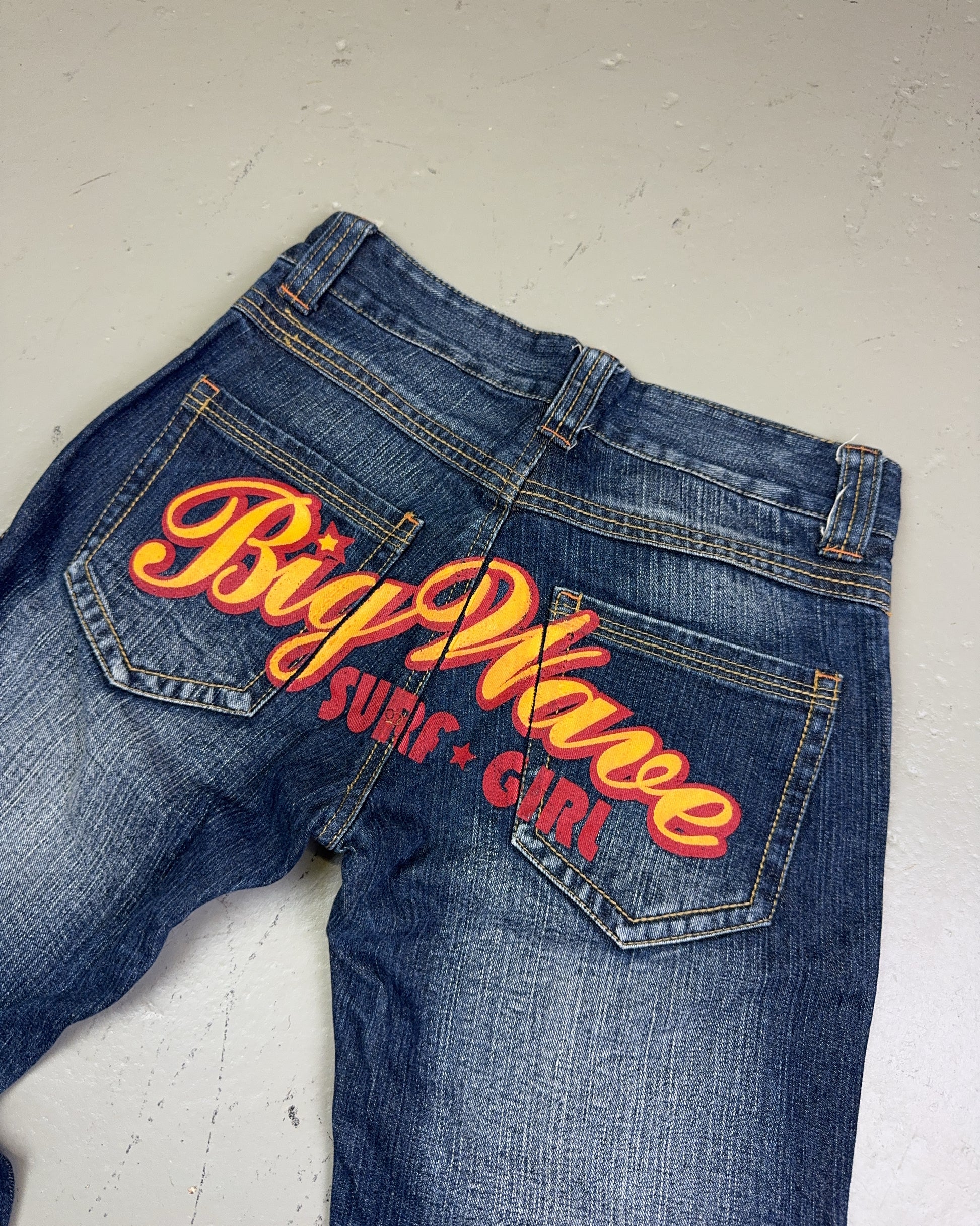 2000's Big Wave Straight Jeans *rare 28x28 (S)