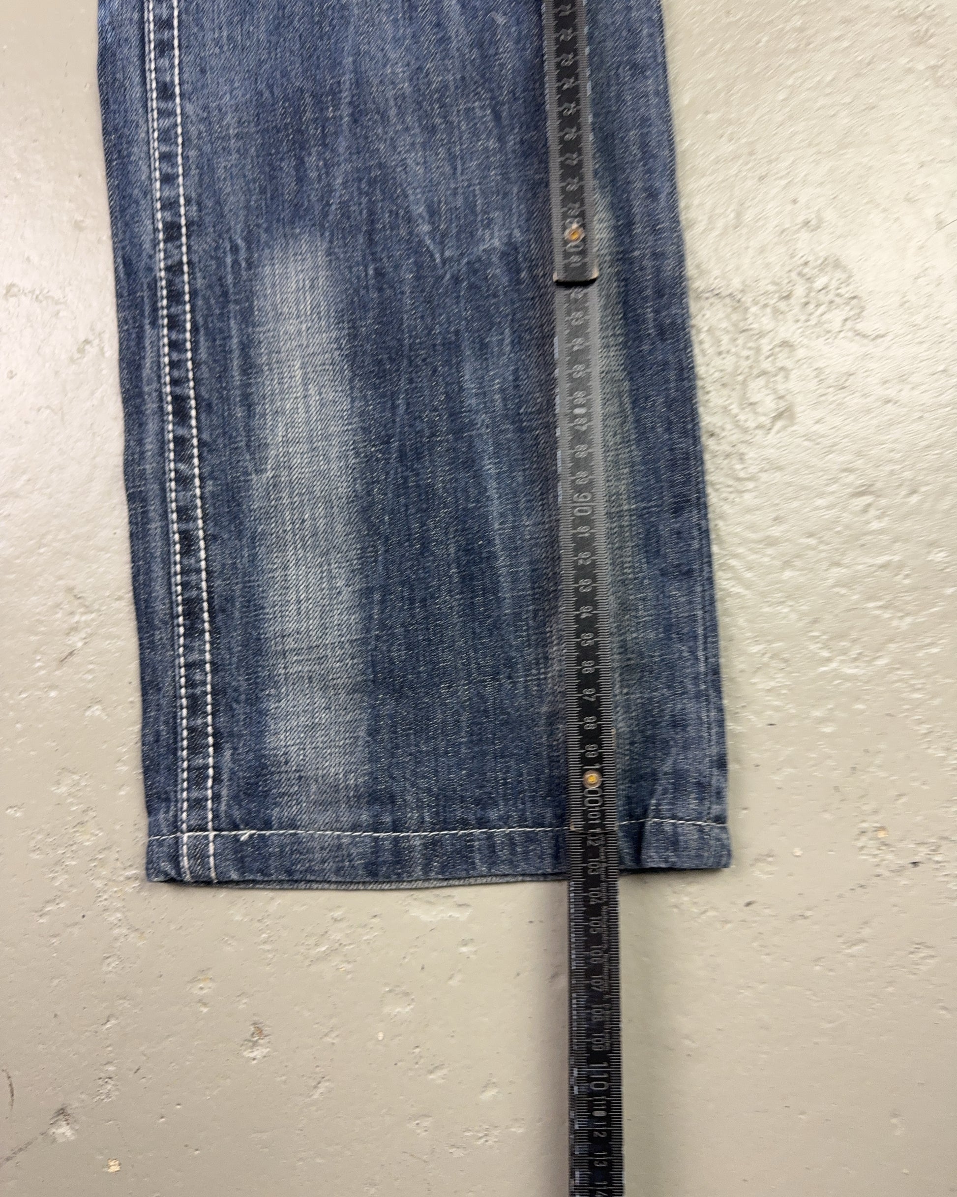 2000's Bobson Japanese Straight/Baggy Jeans *rare 34x32 (L)