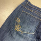2000's Pas Jeans Hip Hop Baggy/Bootcut Jeans *rare 40x32 (XXL)