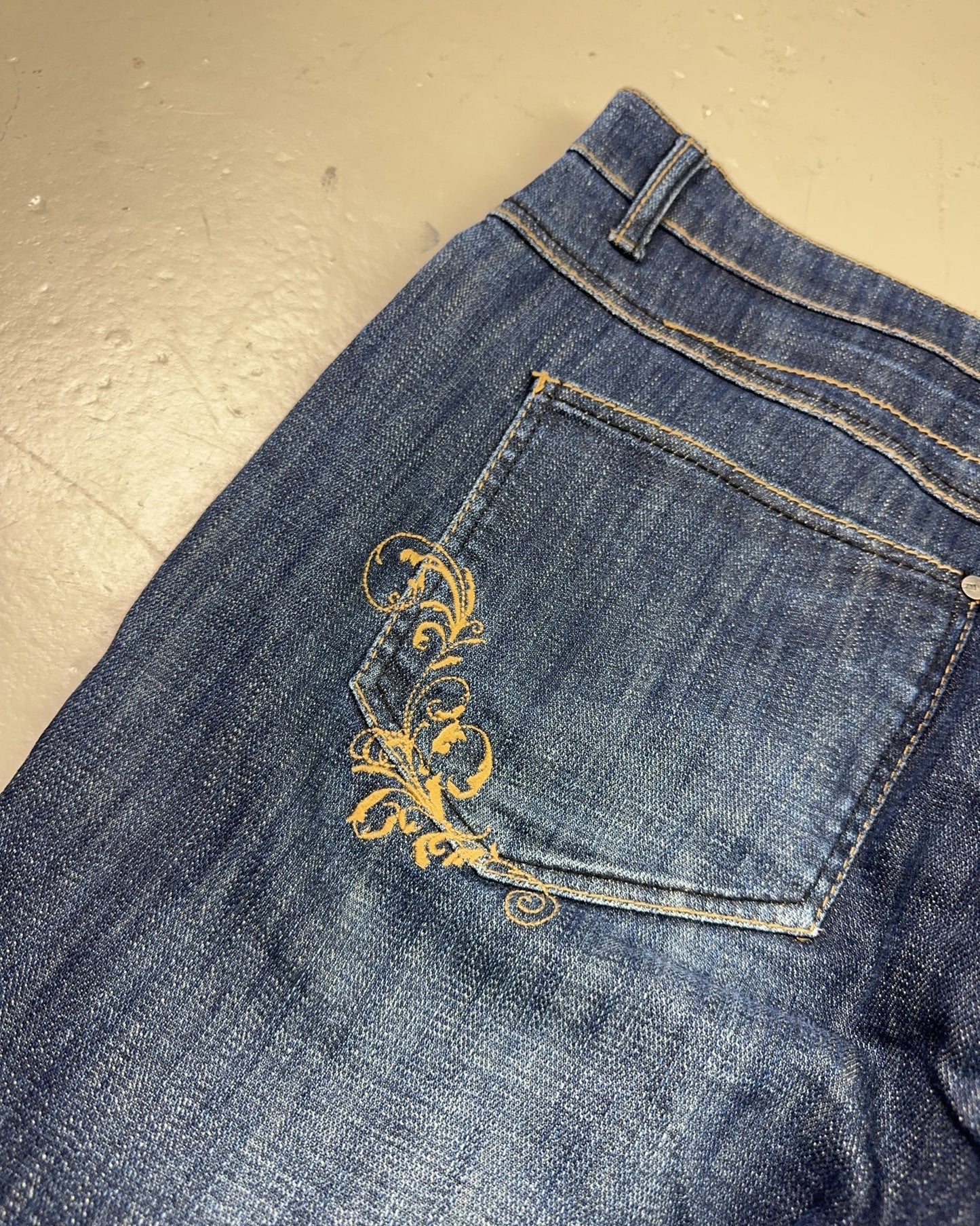 2000's Pas Jeans Hip Hop Baggy/Bootcut Jeans *rare 40x32 (XXL)