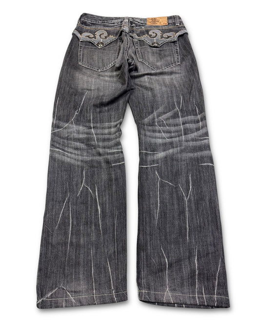 2000's Big Train Japanese Baggy Jeans *very rare 30x30 (M)