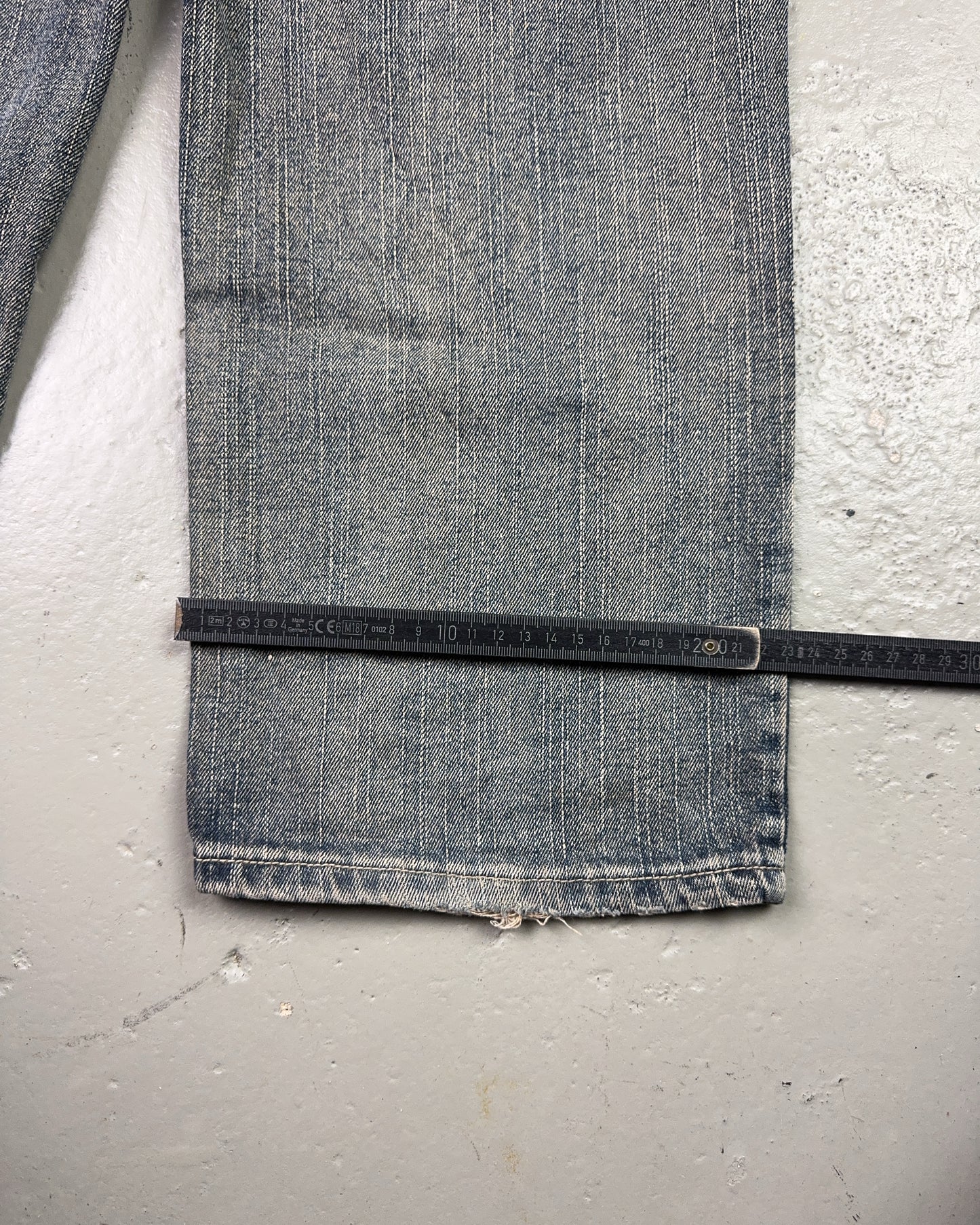 2000's Yellow Jucket King Japanese Archive Baggy Jeans *very rare 36x34 (XL)
