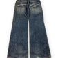 2000's Blue Way Japanese Straight/Bootcut Jeans *rare 32x34 (M)