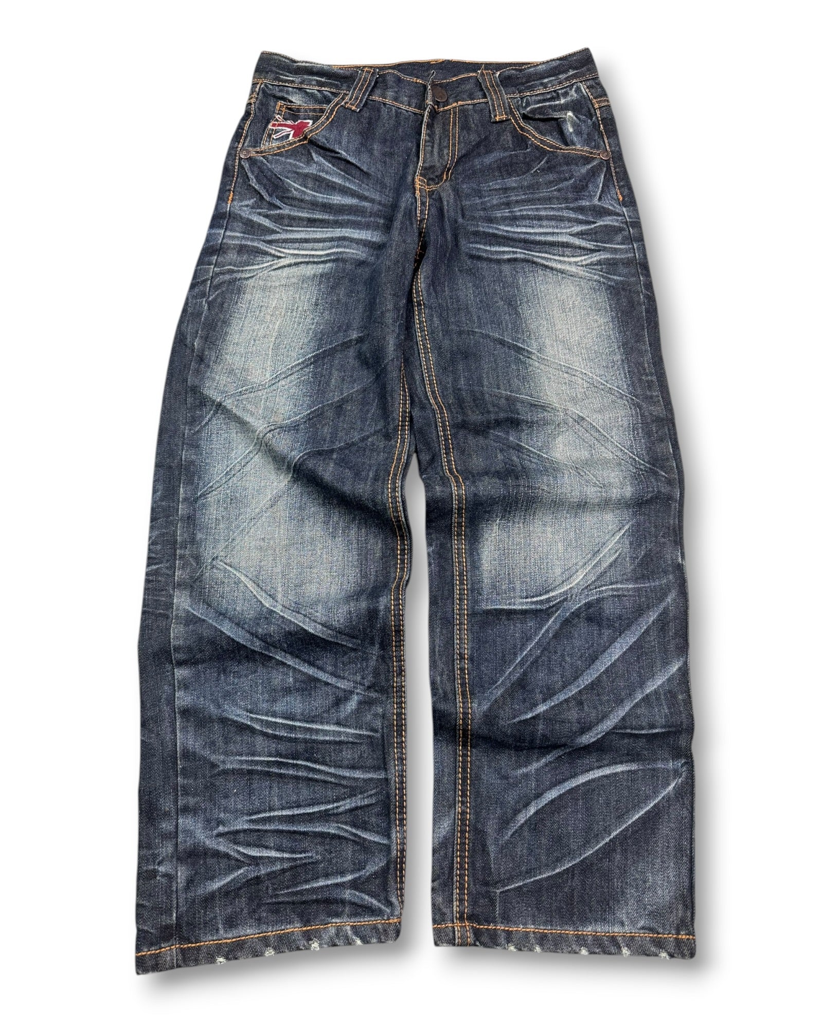 2000's Japanese Archive Straight/Baggy Jeans *very rare 26x26 (XS)