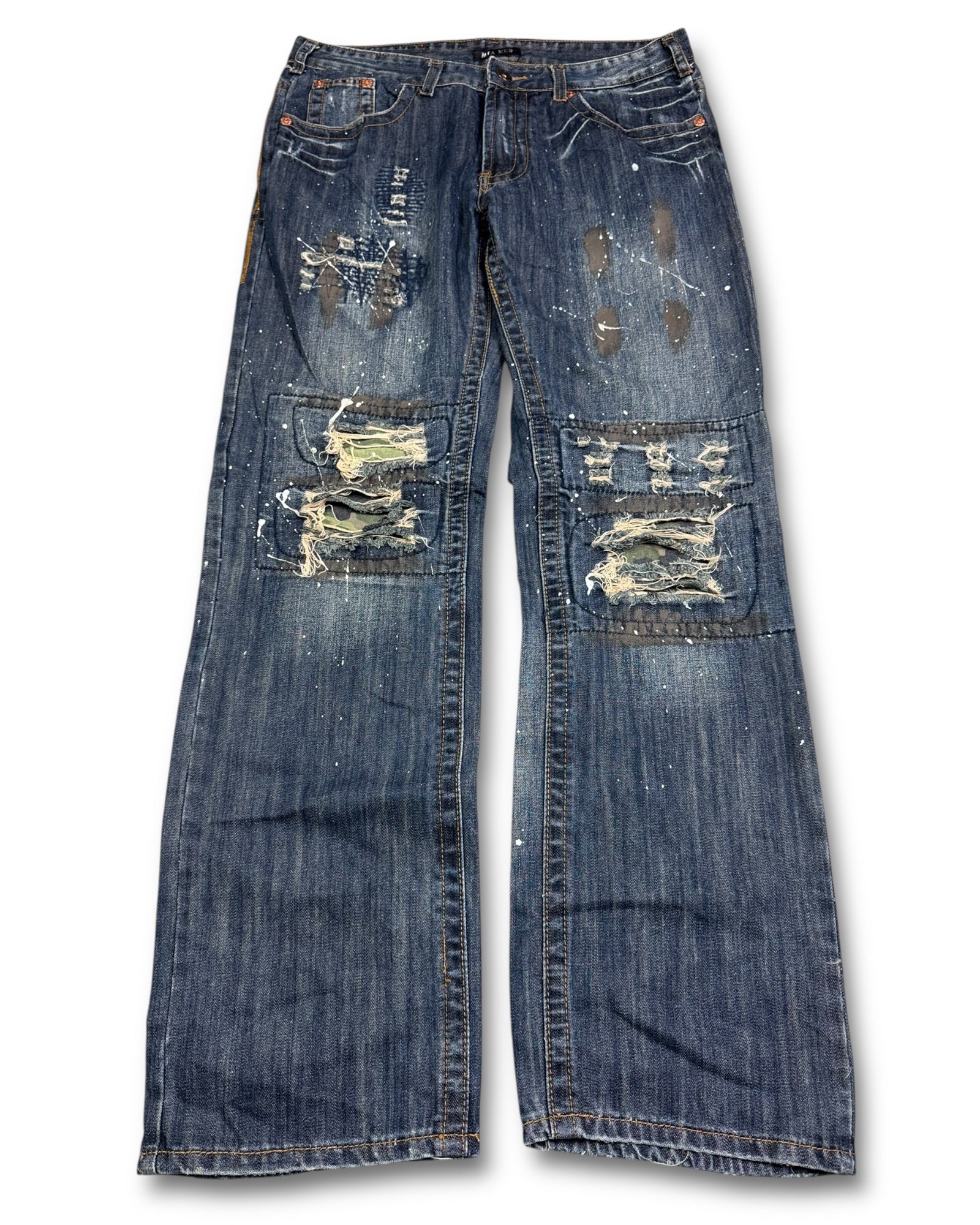2000's Mia Ker Baggy Japanese Archive Jeans *very rare 36x34 (XL)