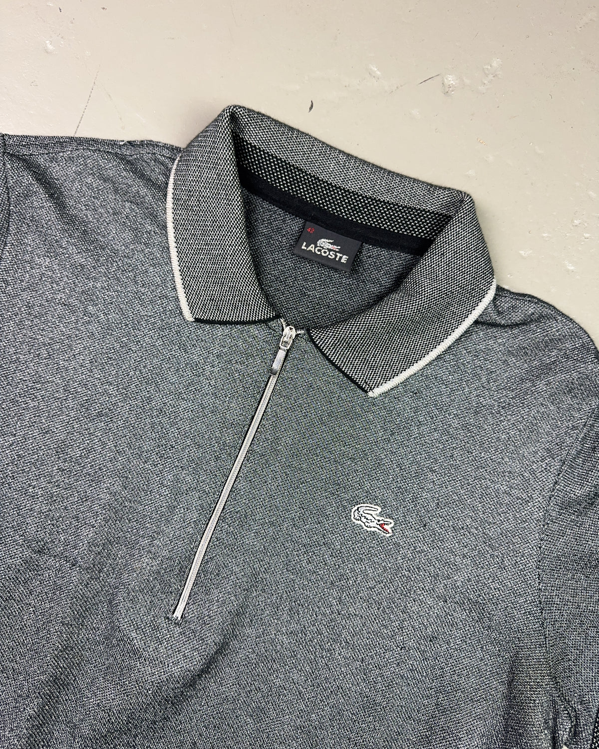 2000's Lacoste Zip Hoodie Women's *rare (L)