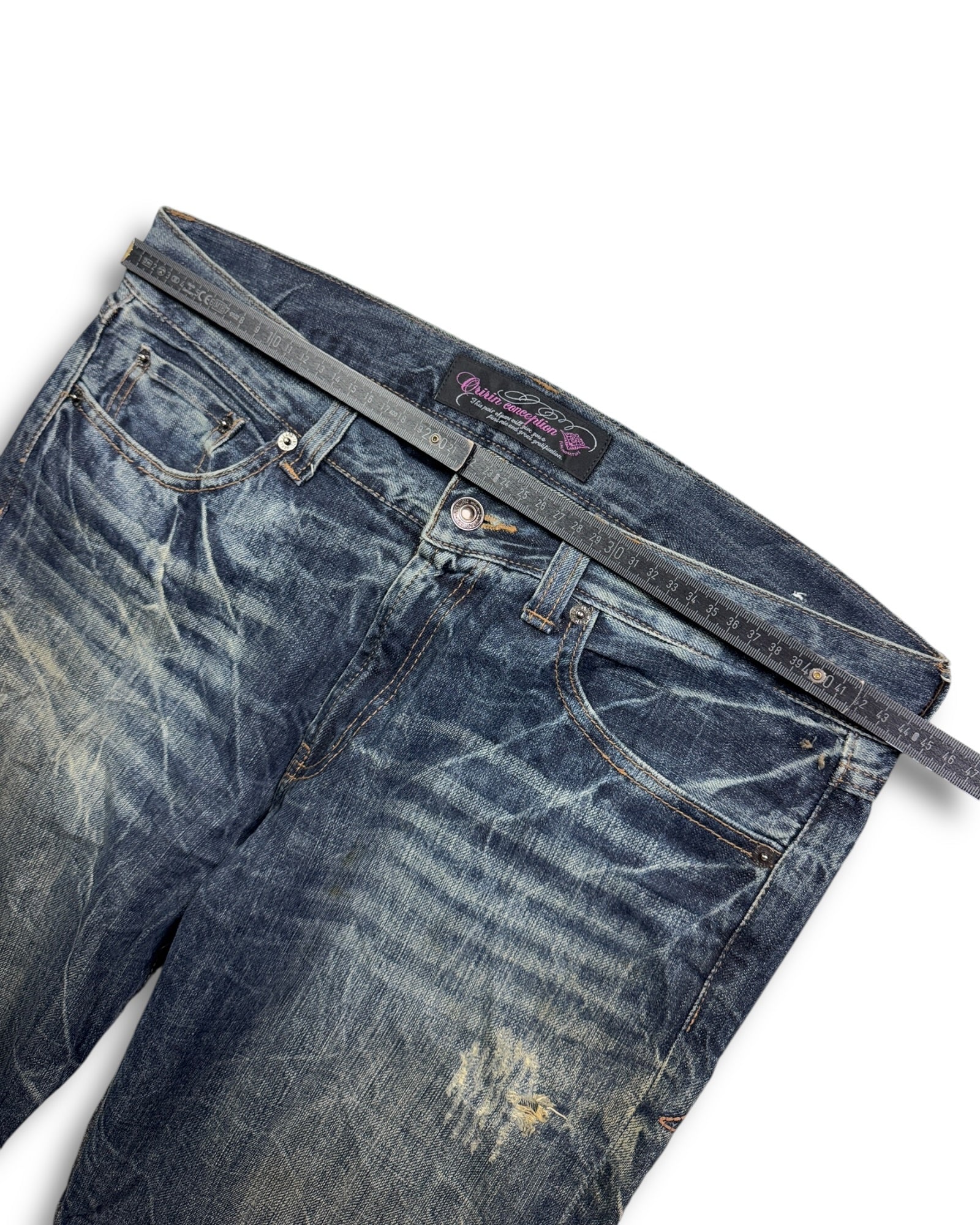2000's Oririn Slim/Straight Japanese Jeans *rare 34x30 (L)
