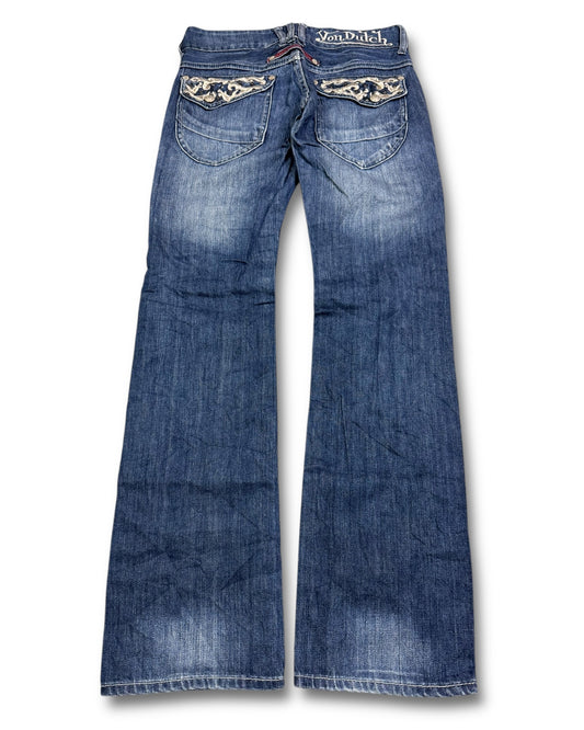 2000's Von Dutch Low Waist/Flared Jeans Women's *very rare 28x28 (S)