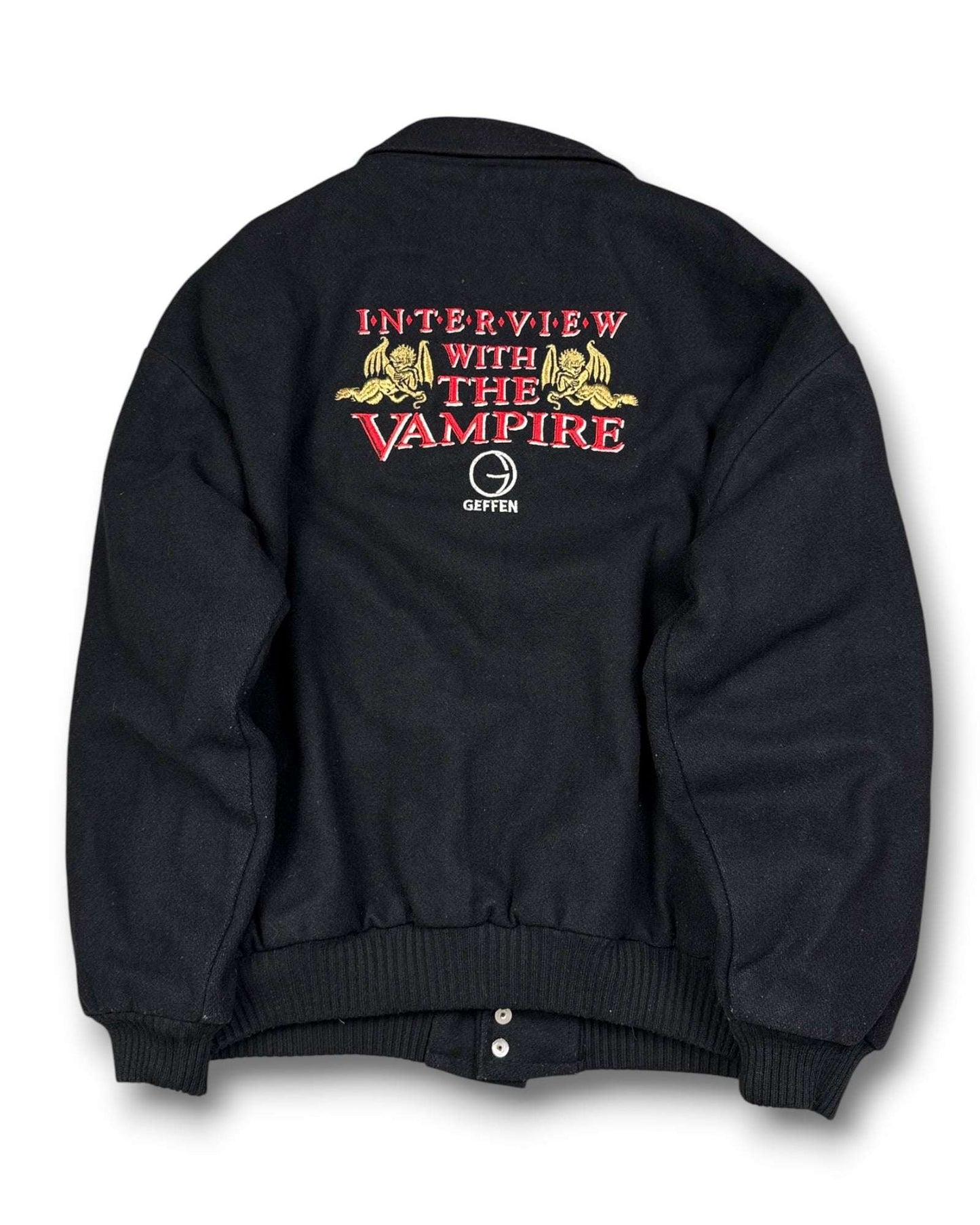 1990's Warner Bros. "Interview With A Vampire" Wool College Jacket made in England *extremely rare (L)