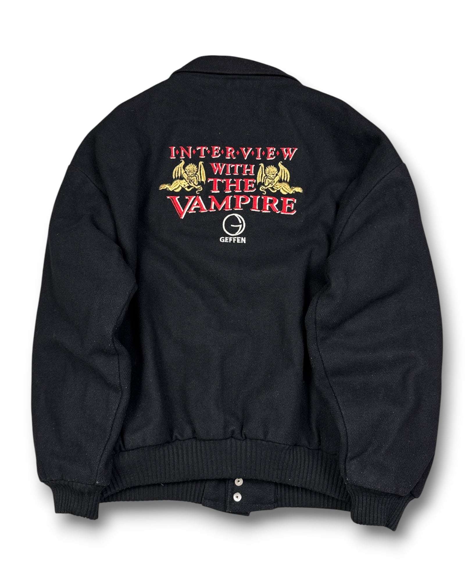 1990's Warner Bros. "Interview With A Vampire" Wool College Jacket made in England *extremely rare (L)