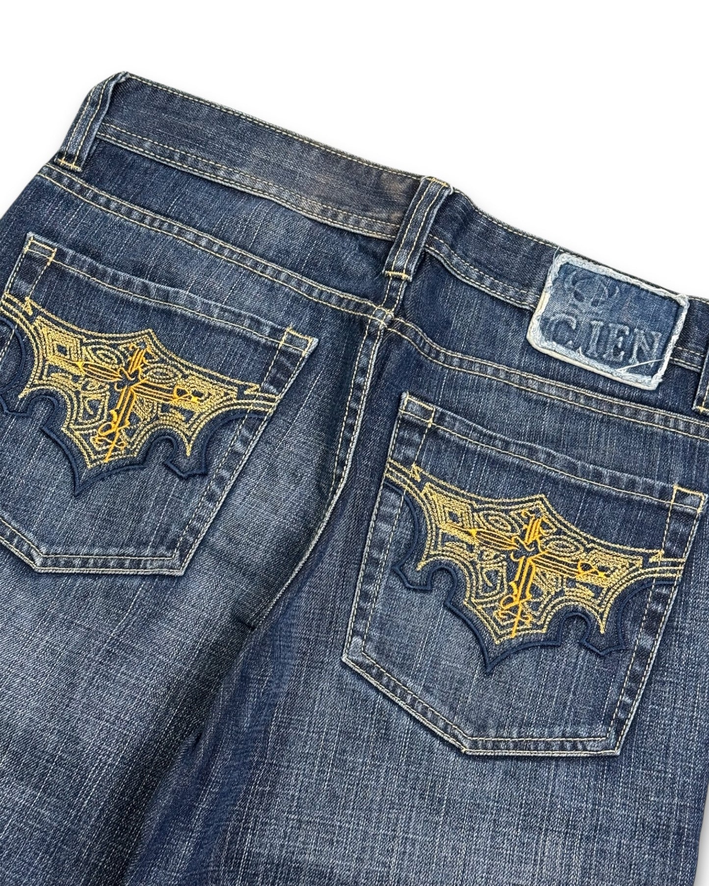 2000's Cien Straight/Baggy Japanese Jeans *rare 30x30 (M)