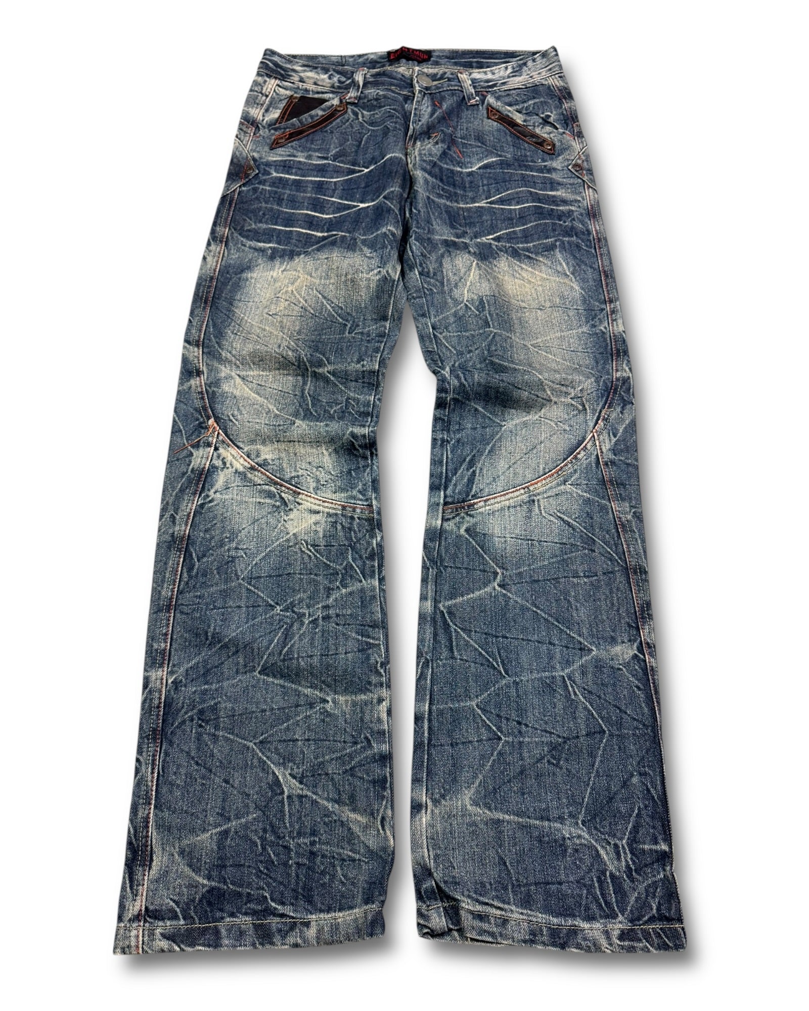 2000's Eightmun Japanese Archive Straight/Baggy Jeans *extremely rare 32x32 (M)