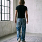 Model wearing True Religion Baggy XXL