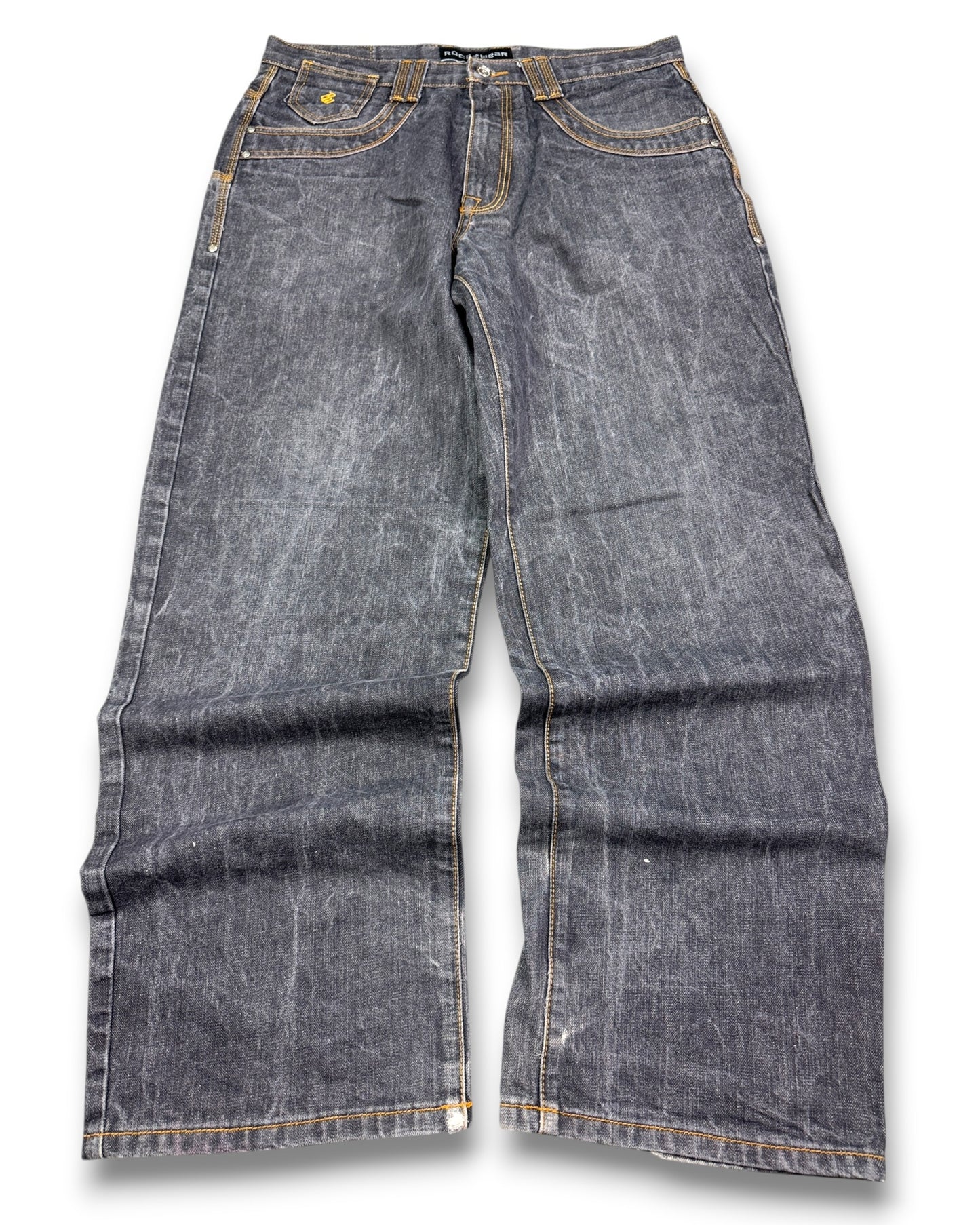 2000's Rocawear Hip-hop Baggy Jeans *rare 36x32 (XL)