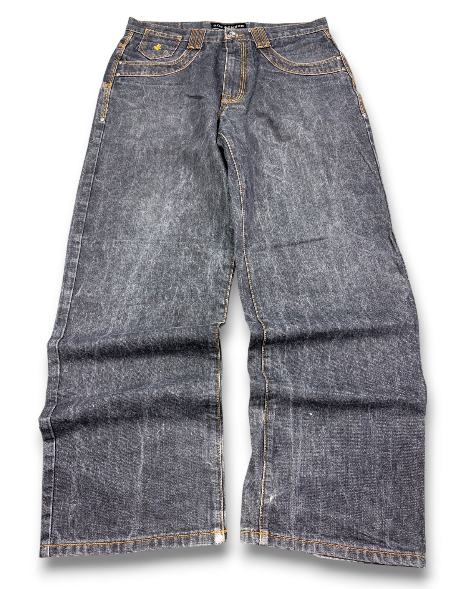 2000's Rocawear Hip-hop Baggy Jeans *rare 36x32 (XL)