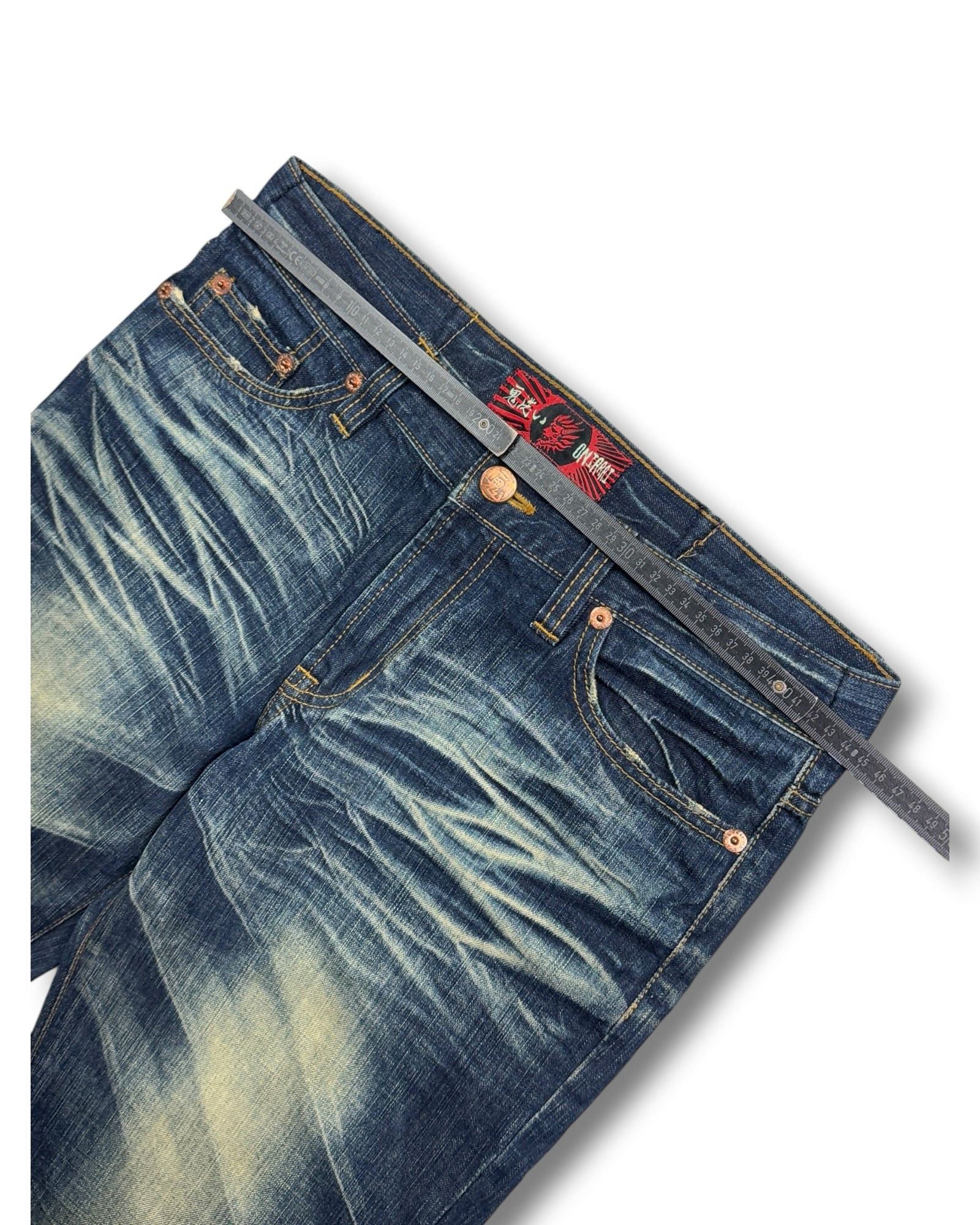 2000's Oniarai Japanese Baggy Jeans *very rare 34x32 (L)