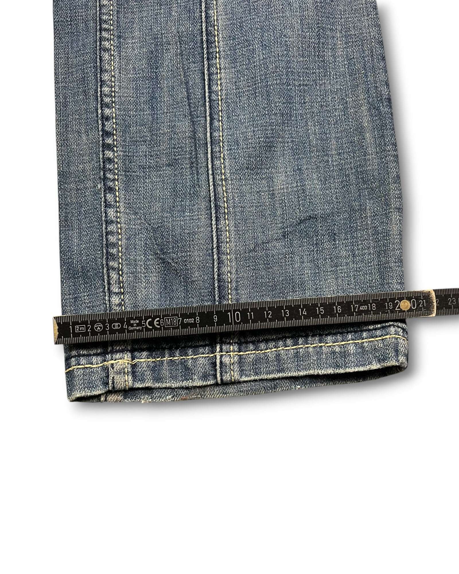 2000's Big Train Straight Japanese Jeans Women's *rare 30x32 (M)