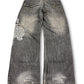 2000's Oniarai Japanese Baggy Jeans *rare 32x30 (M)