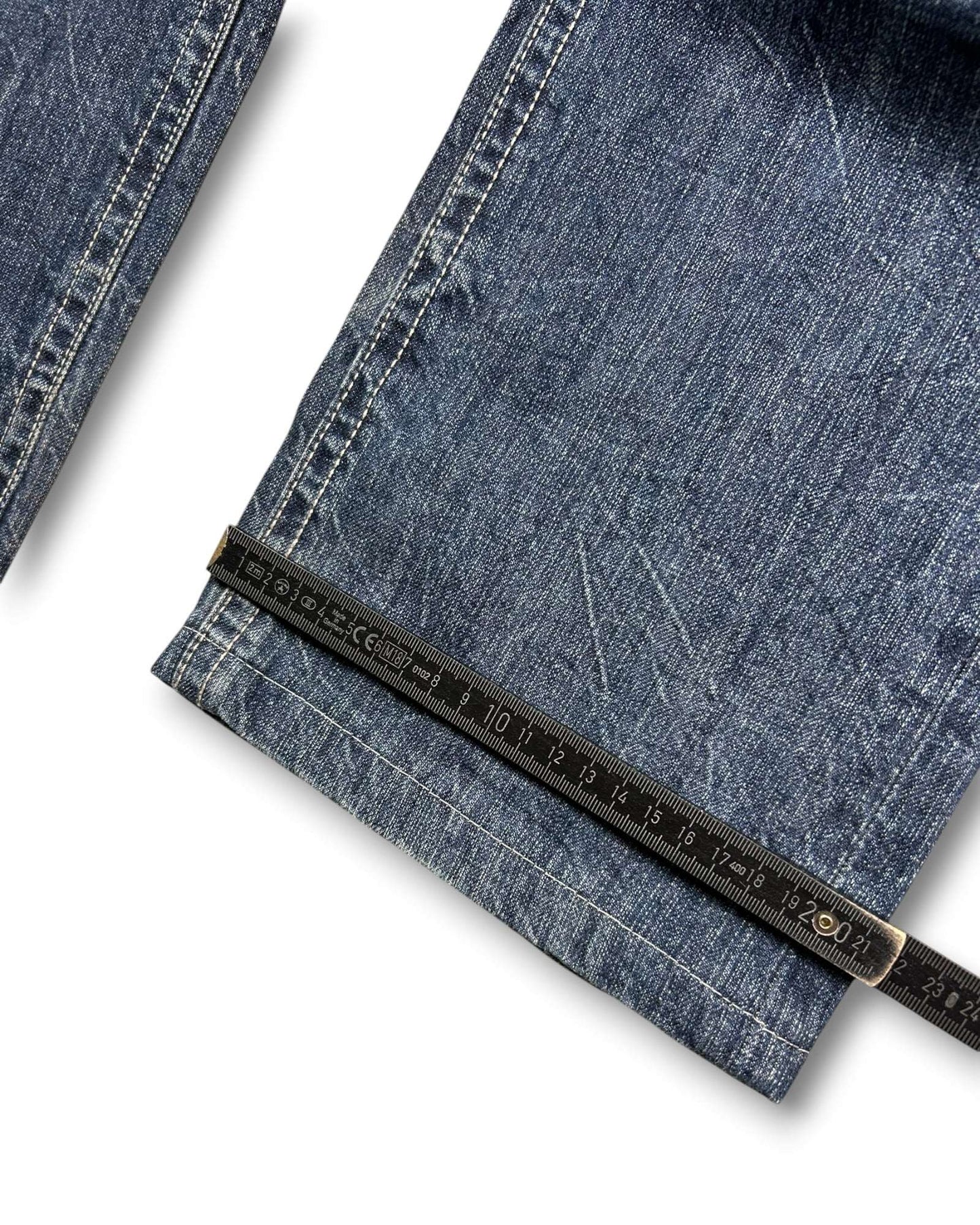 2000's Bobson Straight/Baggy Japanese Jeans *rare 34x32 (L)