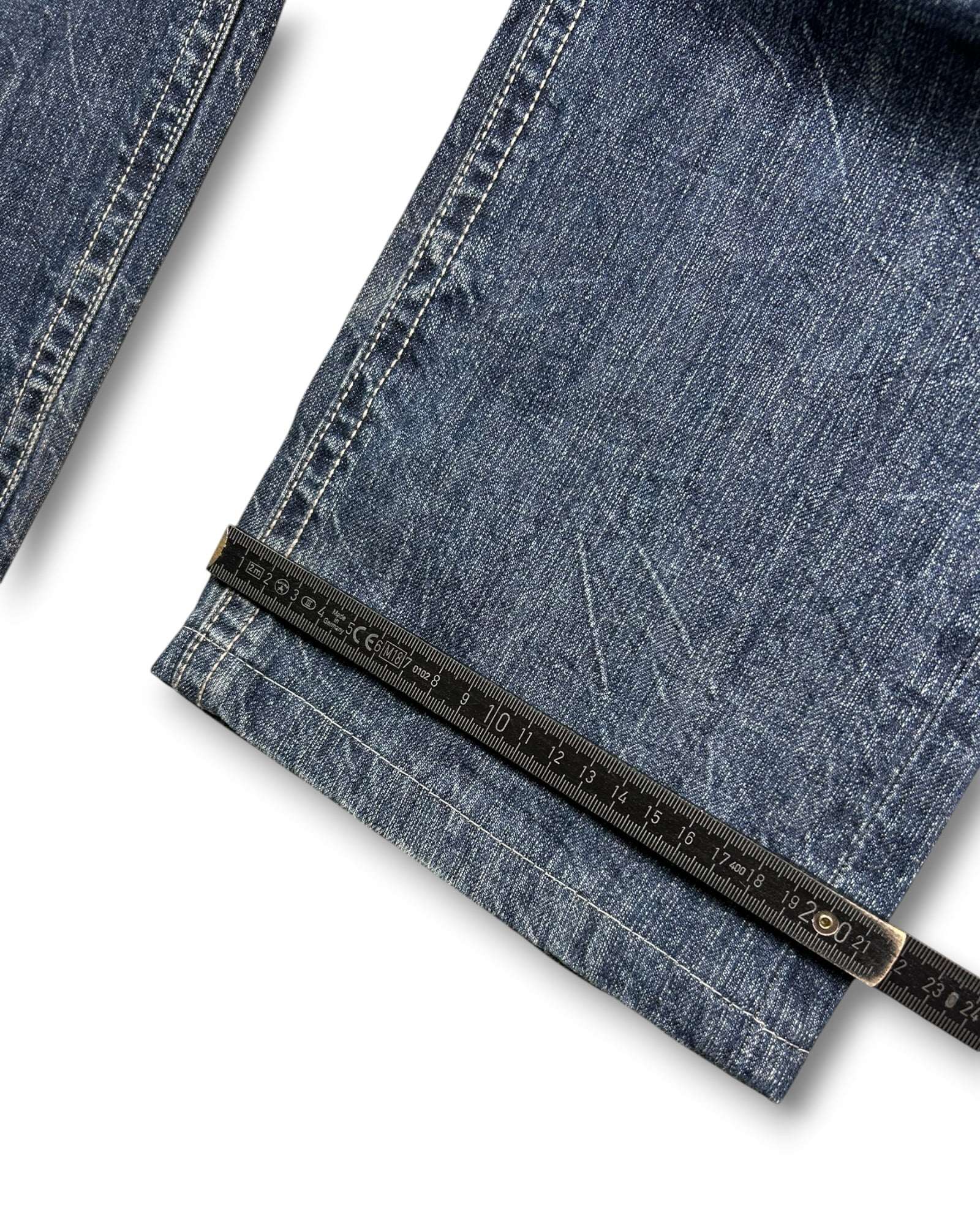 2000's Bobson Straight/Baggy Japanese Jeans *rare 34x32 (L)