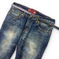 2000's Oniarai Japanese Straight/Bootcut Jeans *rare 32x34 (M)