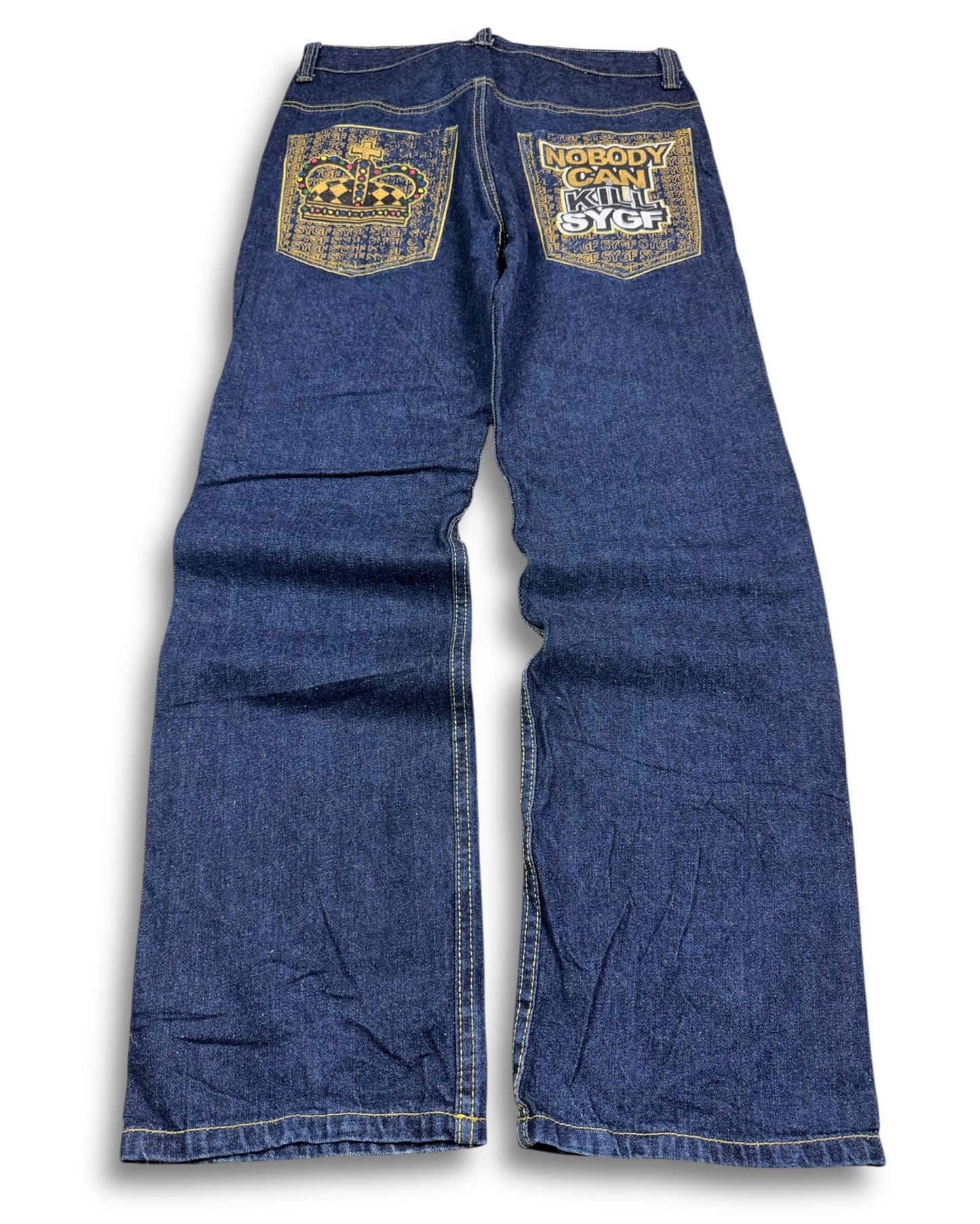 2000's Sygf Straight/Baggy Jeans *rare 32x30 (M)