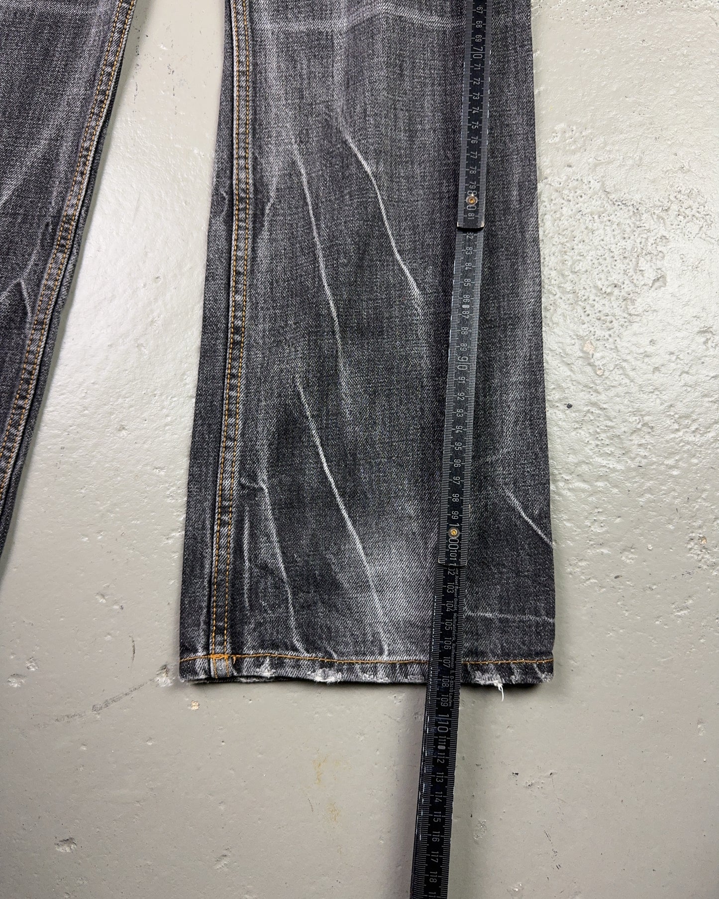 2000's Oniarai Japanese Archive Straight/Baggy Jeans *very rare 30x32 (M)