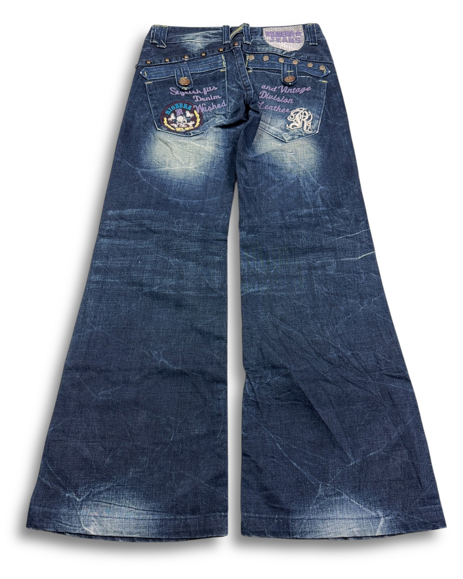 2000's Riobera Low Waist/Bootcut Japanese Archive Jeans Women's *very rare 28x28 (S)