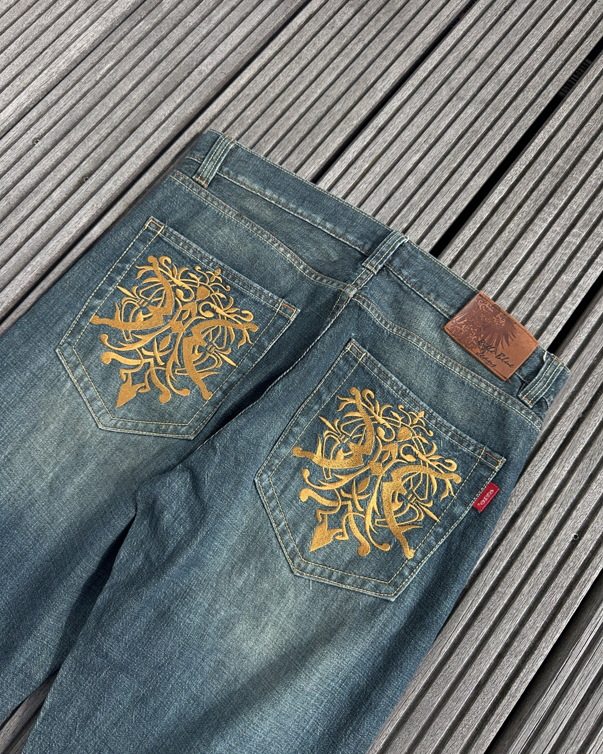 2000's Rifle Jeans Straight/Baggy Jeans *rare 34x32 (L)