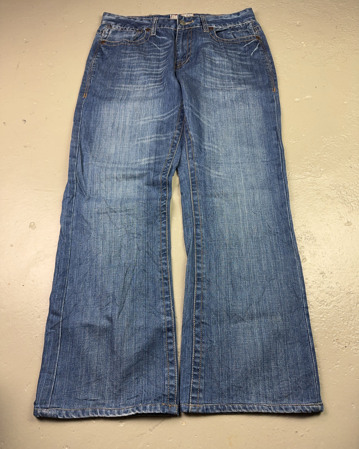 2000's Revolve Jeans Hip Hop Baggy/Bootcut Jeans *rare 34x32 (L)
