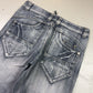 2000's All Blacks Baggy Jeans *very rare 36x32 (XL)