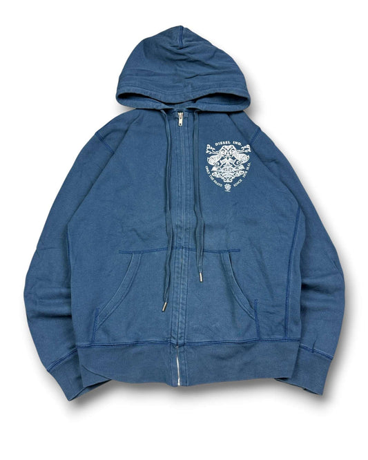 2000's Diesel Zip Hoodie *rare (L)