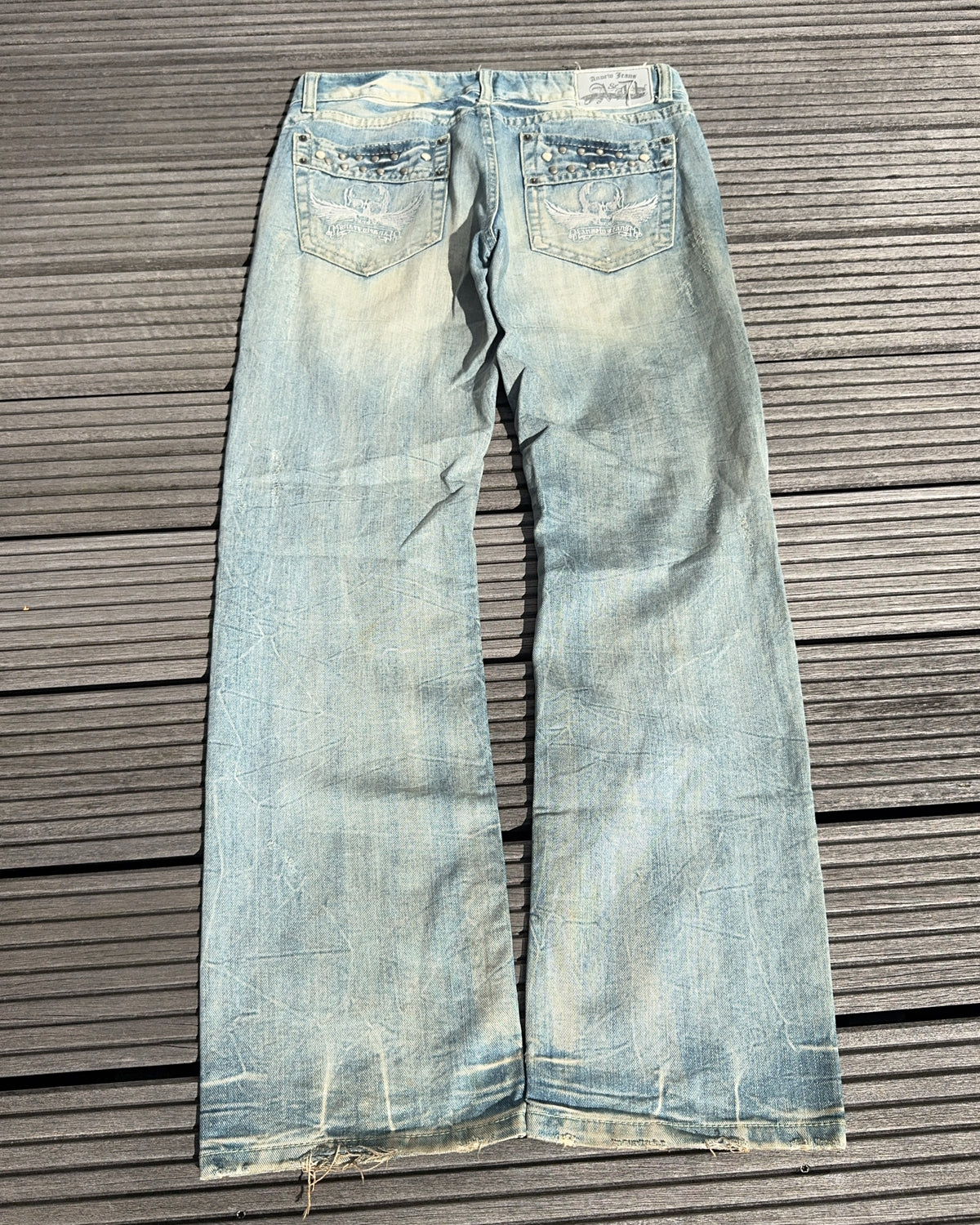 2000's Andrew Japanese Archive Bootcut/Flared Jeans *very rare 32x32 (M)
