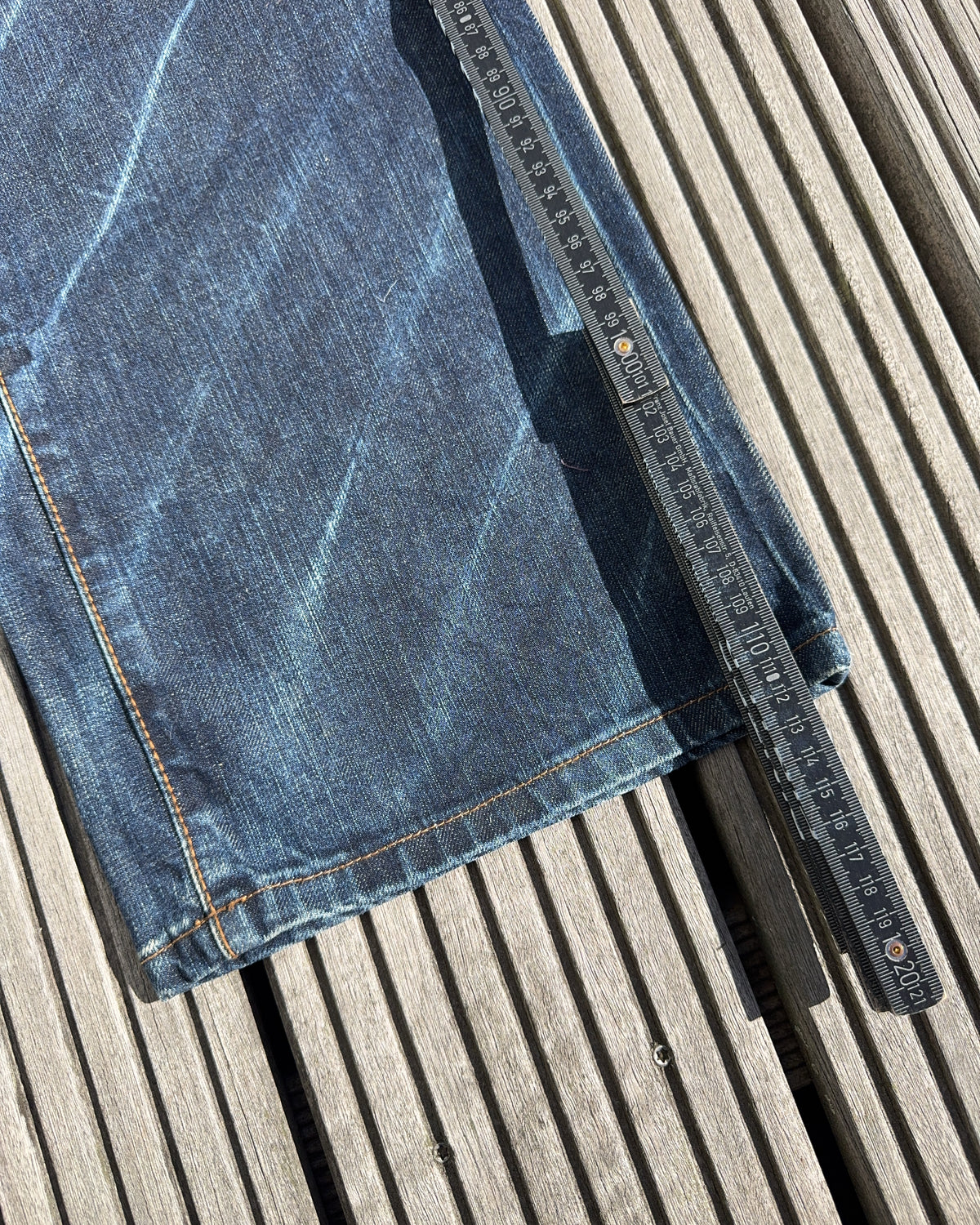 2000's Blue Subject Japanese Archive Baggy Jeans *very rare 34x34 (L)